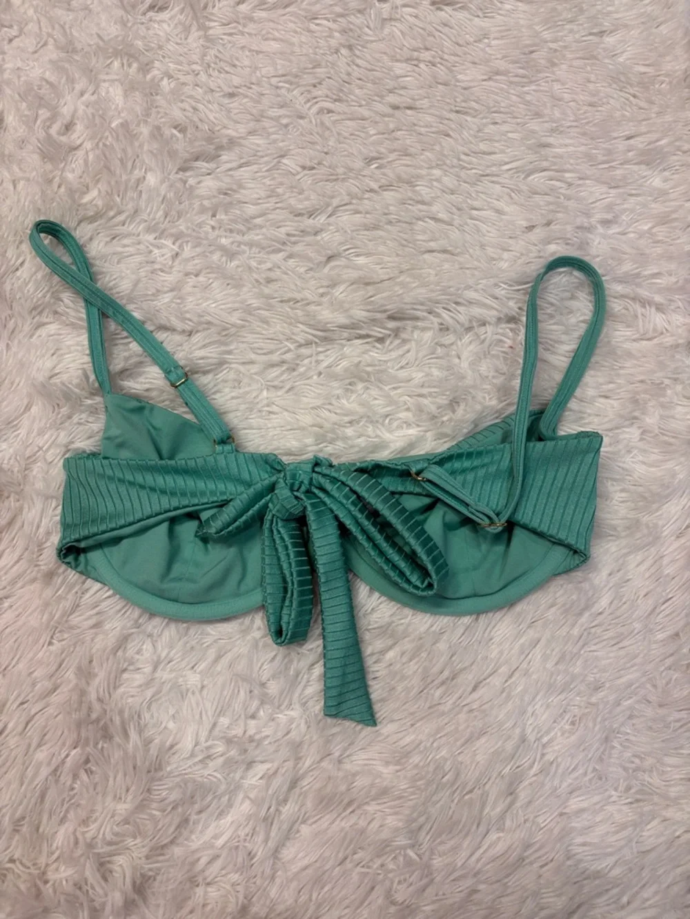 Monday Swimwear Capri Bikini Top in Turquoise
